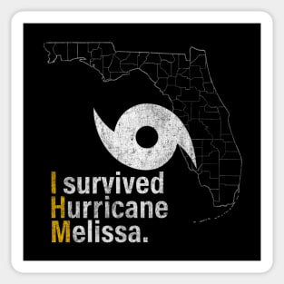 I Survived hurricane melissa 2025 Tropical Storm Sticker